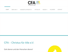 Tablet Screenshot of cfa.de