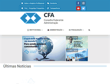 Tablet Screenshot of cfa.org.br